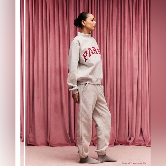 Parke Valentines Varsity mockneck NEW S/M - Picture 2 of 7